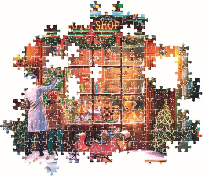 Clementoni Puzzle Old Toy Shop Poster Included 500 Pieces
