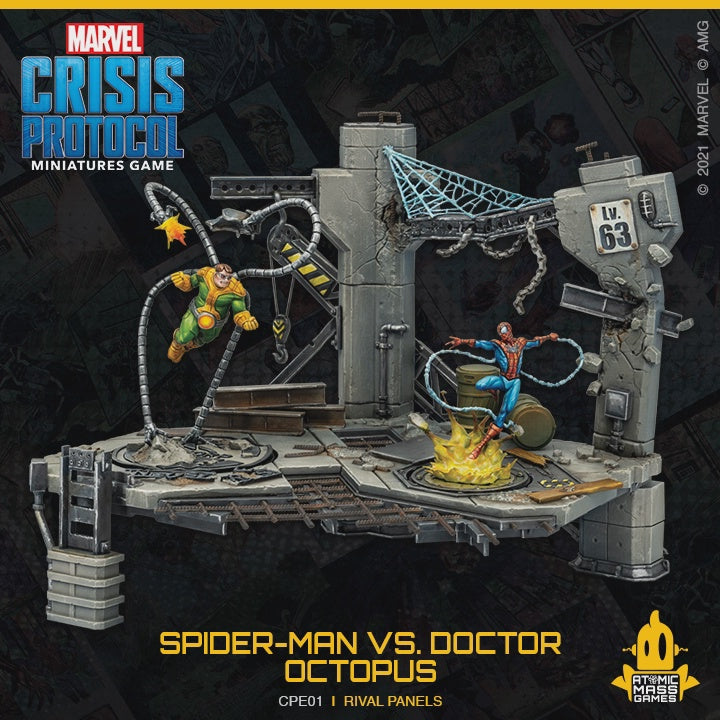 Marvel Crisis Protocol Miniatures Game Rivals Panels Spider-Man Vs Doctor Octopus