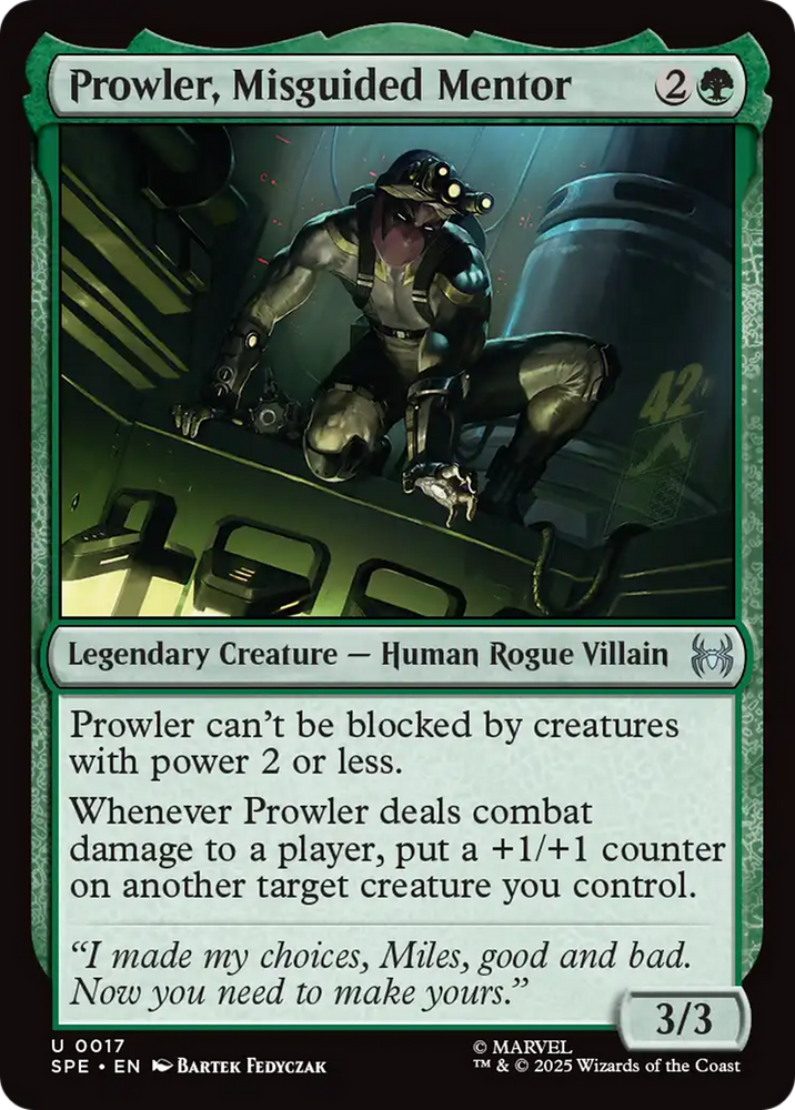 Prowler, Misguided Mentor [Marvel's Spider-Man: Eternal-Legal]