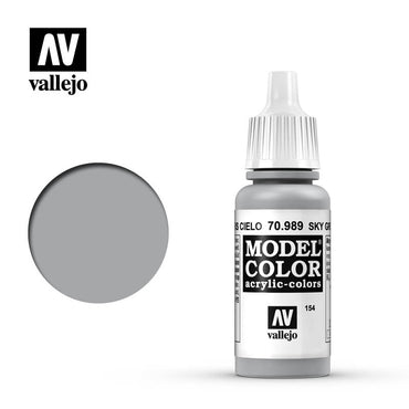 Vallejo Model Color: #176 - Sky Grey - 18 ml Matt Acrylic Paint