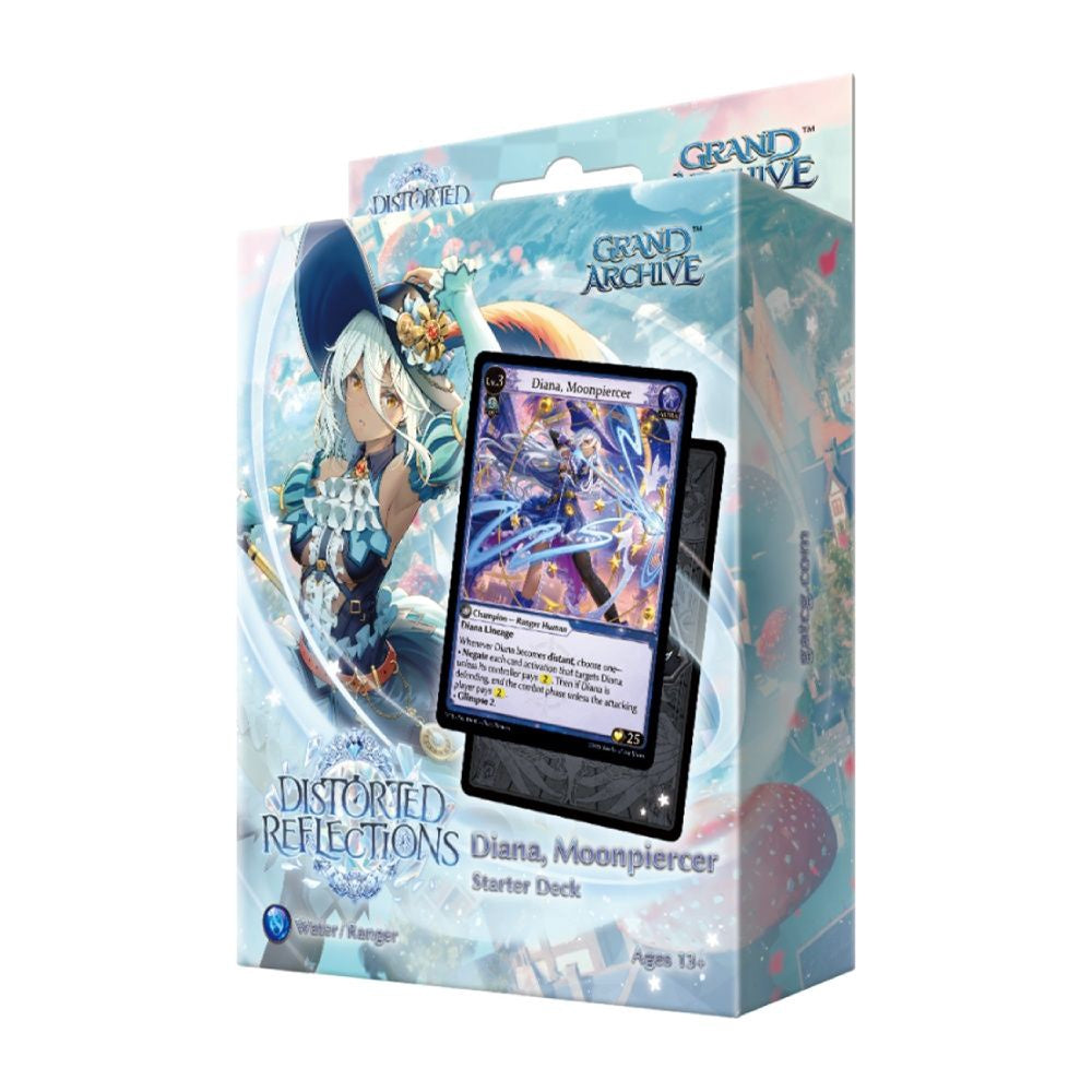 Grand Archive TCG: Distorted Reflections – Starter Deck Display – Diana, Moonpiercer