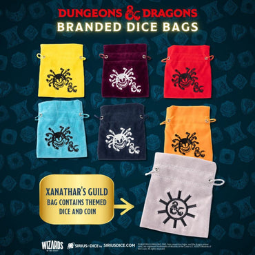 Sirius Dice - D&D Xanathar's Treasures Blind Dice Bag
