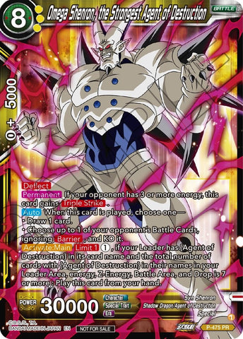 Omega Shenron, the Strongest Agent of Destruction (Z03 Dash Pack) (P-475) [Promotion Cards]