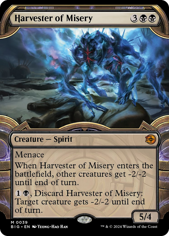 Harvester of Misery (Showcase) [Outlaws of Thunder Junction: The Big Score]