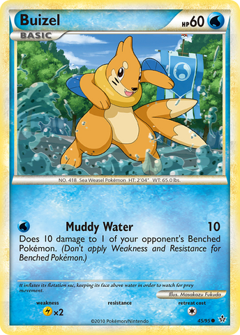 Buizel (45/95) [HeartGold & SoulSilver: Unleashed]