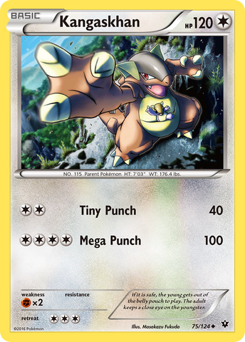 Kangaskhan (75/124) [XY: Fates Collide]