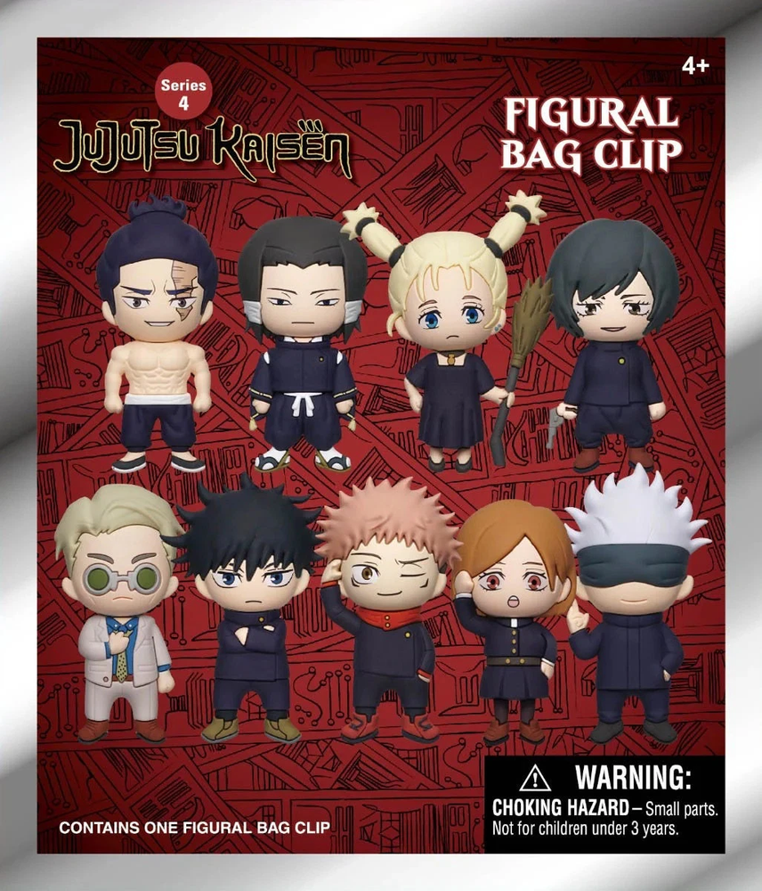 Jujutsu Kaisen - 3D PVC Bag Clips Blind Bag Series 4