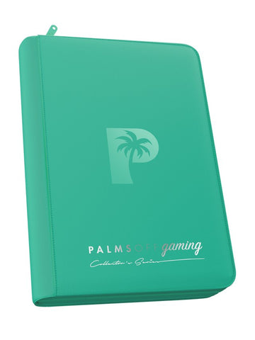 Palms off Gaming Collector's Series 4 Pocket Zip Binder - Turquoise