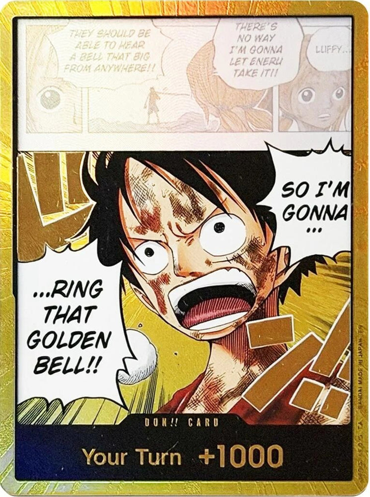 DON!! Card (Luffy) (Gold) [Adventure on Kami's Island]