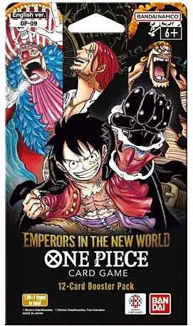 One Piece Trading Card Game Emperors in the New World Sleeved BOOSTER Pack OP-09