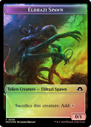 Eldrazi Spawn (Ripple Foil) // Eldrazi Scion Double-Sided Token [Modern Horizons 3 Commander Tokens]