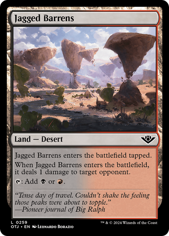 Jagged Barrens [Outlaws of Thunder Junction]