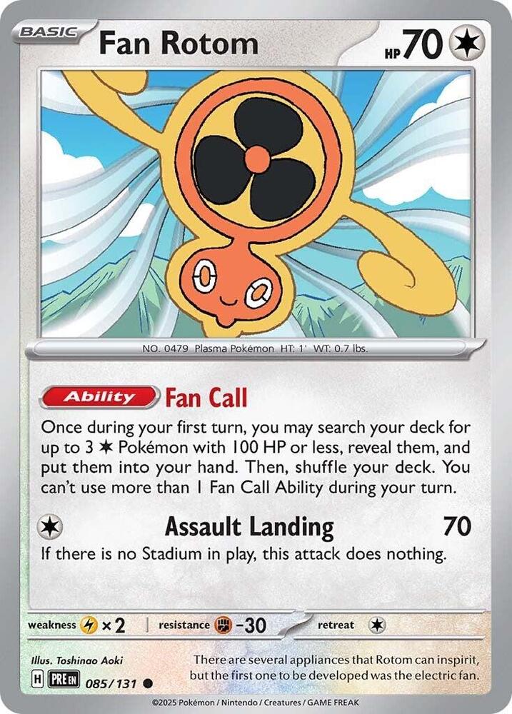 Fan Rotom (085/131) [Scarlet & Violet: Prismatic Evolutions]