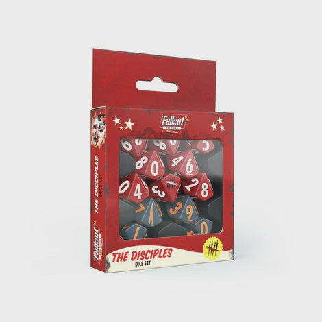 Fallout Factions Dice Set - Nuka World: The Disciples