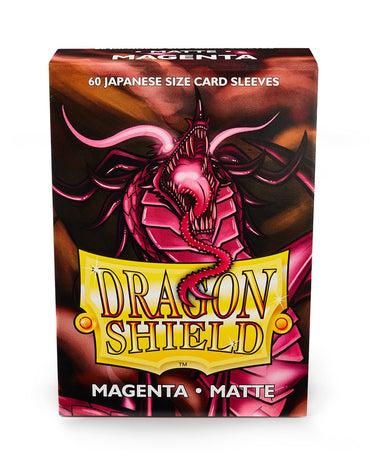 Sleeves - Dragon Shield Japanese- Box 60 - Magenta MATTE