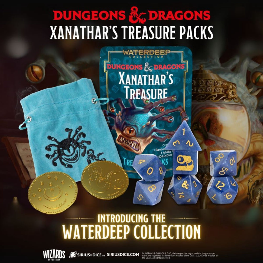 Sirius Dice - D&D Xanathar's Treasures Blind Dice Bag