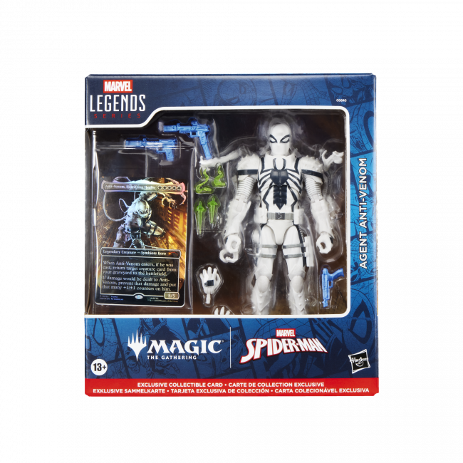 Zoom   Collectibles G0640 Marvel Legends Series x Magic: The Gathering Agent Anti-Venom
