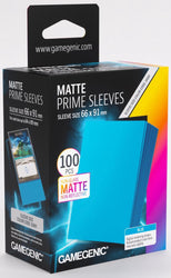 Gamegenic Matt Prime Card Sleeves Blue (66mm x 91mm) (100 Sleeves Per Pack)