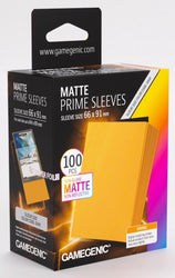 Gamegenic Matt Prime Card Sleeves Orange (66mm x 91mm) (100 Sleeves Per Pack)