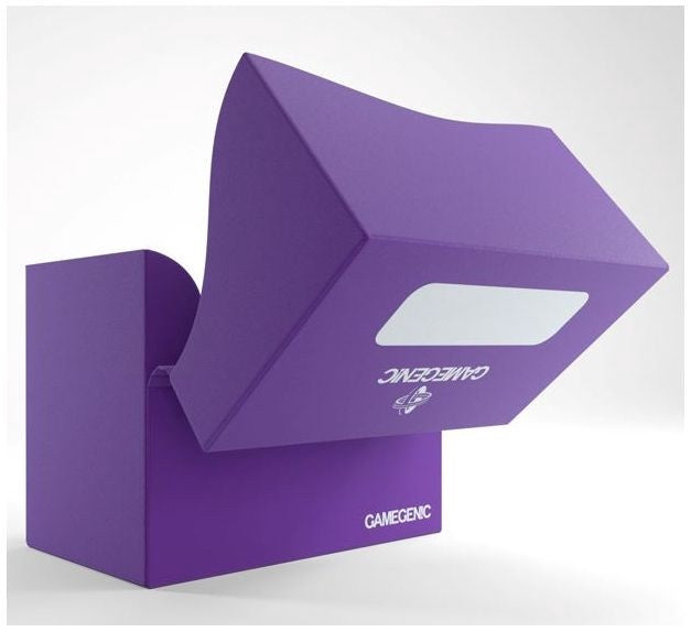 Gamegenic Side Holder Holds 80 Sleeves Deck Box Purple