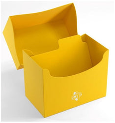Gamegenic Side Holder Holds 80 Sleeves Deck Box Yellow