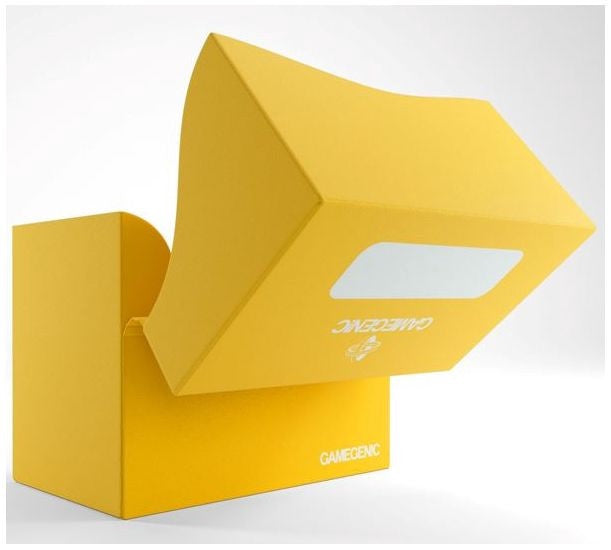 Gamegenic Side Holder Holds 80 Sleeves Deck Box Yellow