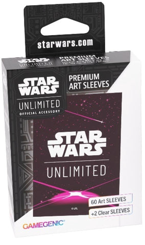 Gamegenic Star Wars Unlimited Art Sleeves - Card Back Magenta