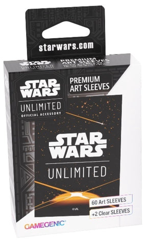 Gamegenic Star Wars Unlimited Art Sleeves - Card Back Orange