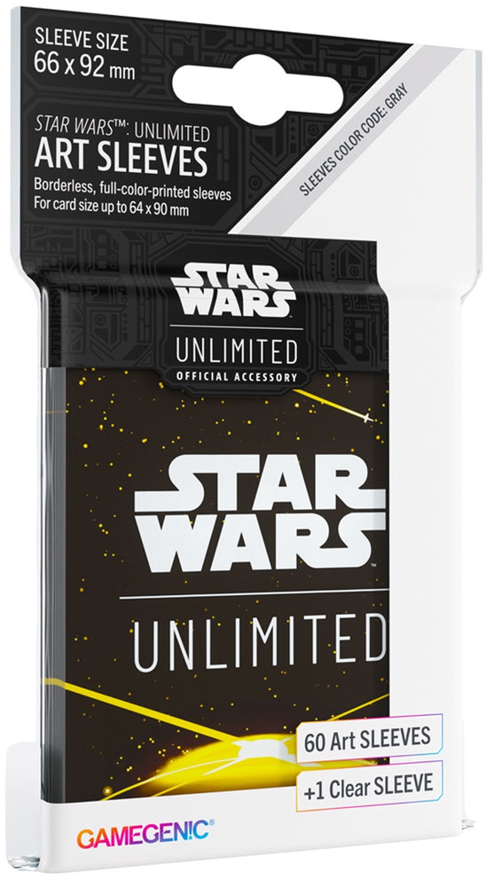 Gamegenic Star Wars Unlimited Art Sleeves - Card Back Yellow