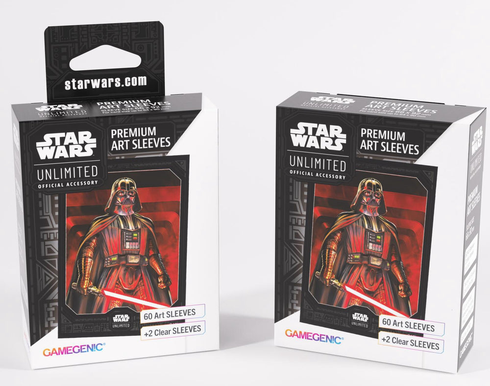 Gamegenic Star Wars Unlimited Premium Art Sleeves - Darth Vader Unstoppable (66mm x 92mm) (62 Sleeves Per Pack)