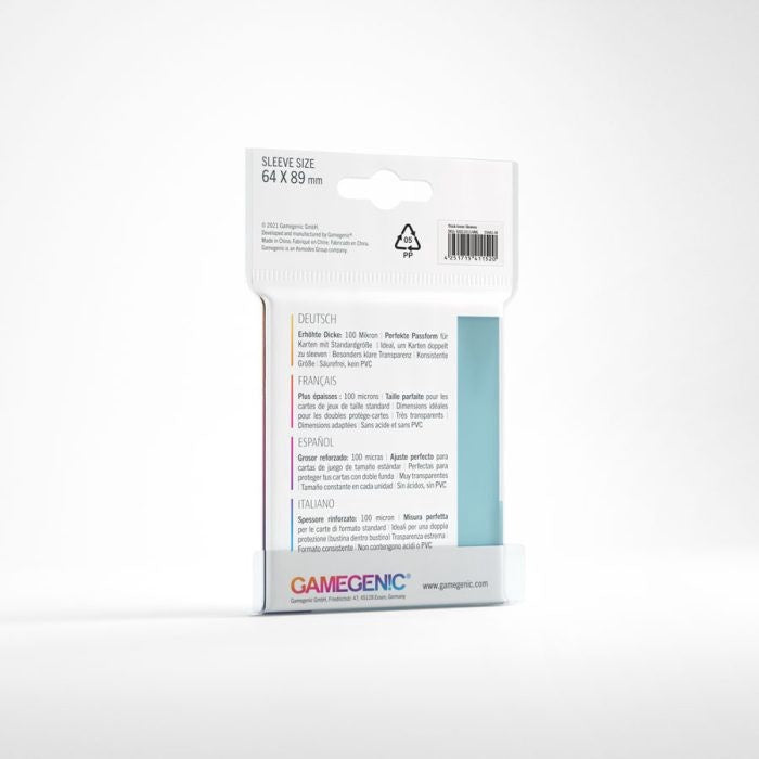 Gamegenic Thick Inner Sleeves  - (64mm x 89mm) (50 Sleeves Per Pack)