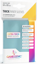 Gamegenic Thick Inner Sleeves  - (64mm x 89mm) (50 Sleeves Per Pack)