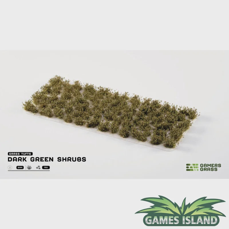 GamersGrass - Dark Green Shrubs