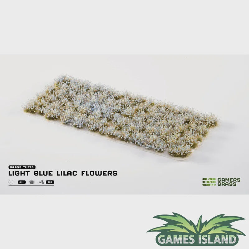 GamersGrass - Light Blue Lilac Flowersv