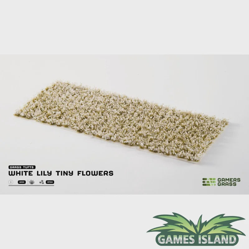 GamersGrass - White Lily Tiny Flowers