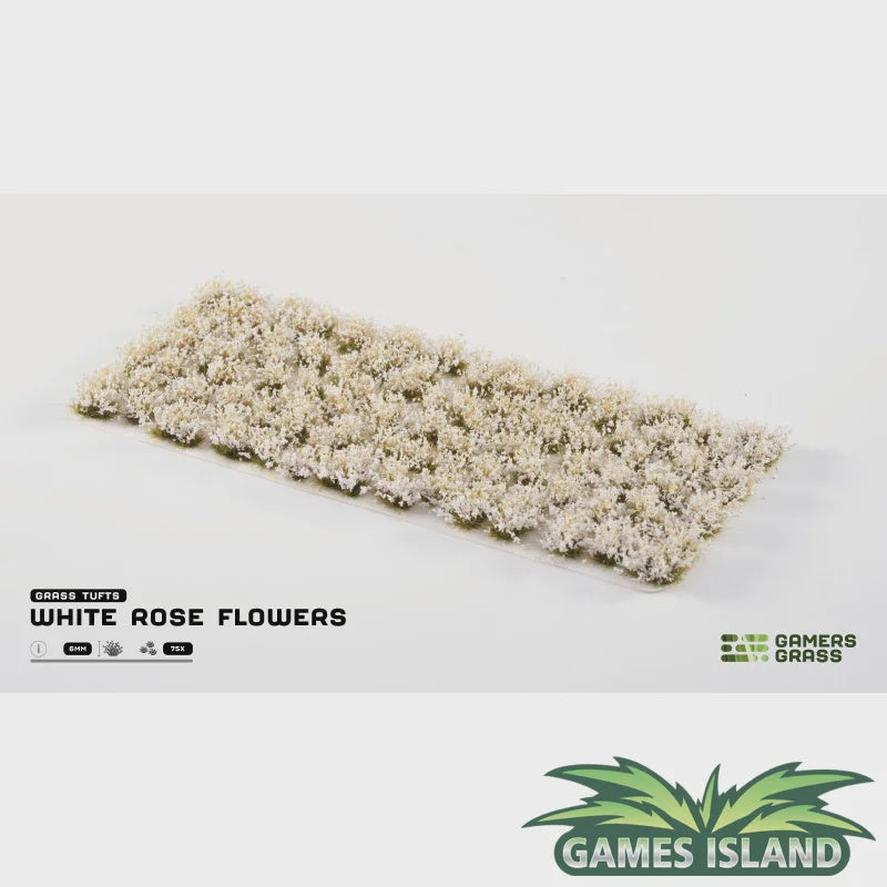 GamersGrass - White Rose Flowers