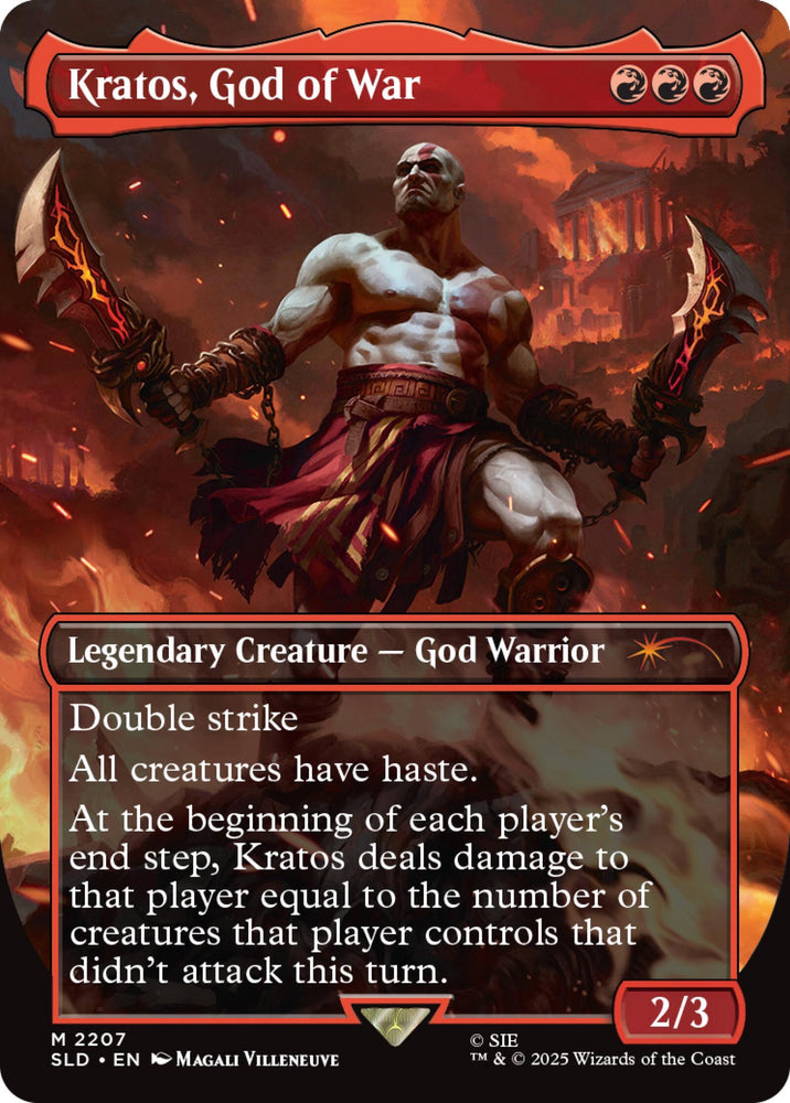 Magic the Gathering Secret Lair Playstation God of War Greek (Non-Foil)