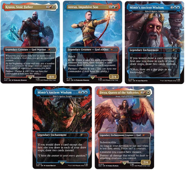 Magic the Gathering Secret Lair Playstation God of War Norse (Non-Foil)