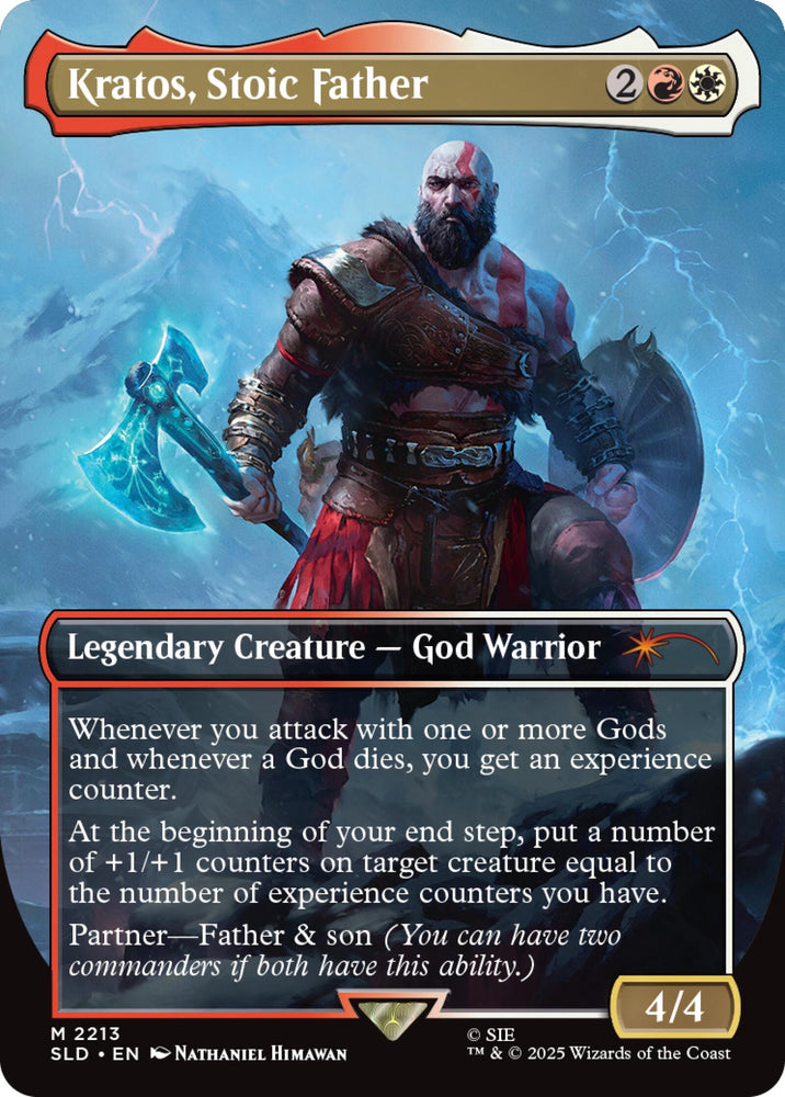 Magic the Gathering Secret Lair Playstation God of War Norse (Non-Foil)