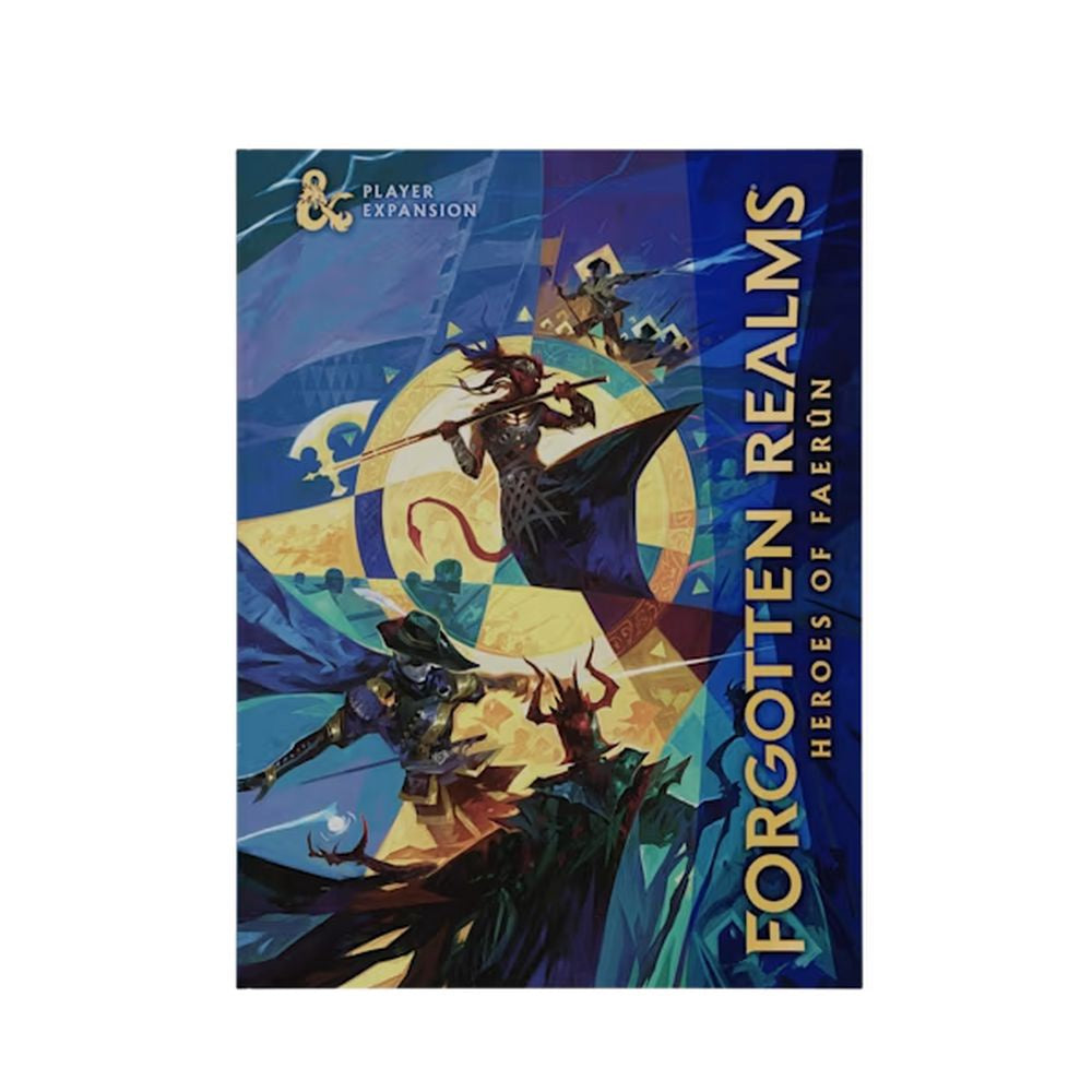 D&D Dungeons & Dragons Forgotten Realms Heroes of Faerun Player Expansion Hardcover Alternative Cover