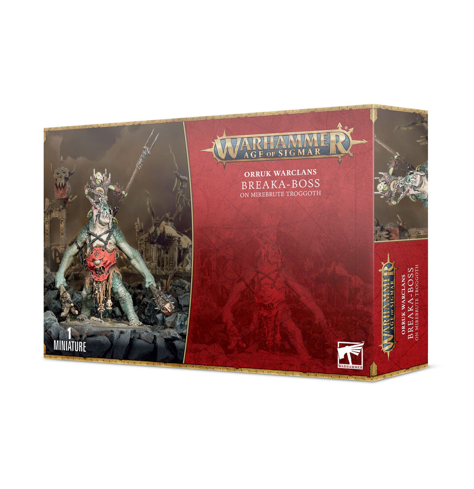 89-68 ORRUK WARCLANS: BREAKA-BOSS ON MIREBRUTE TROGGOTH