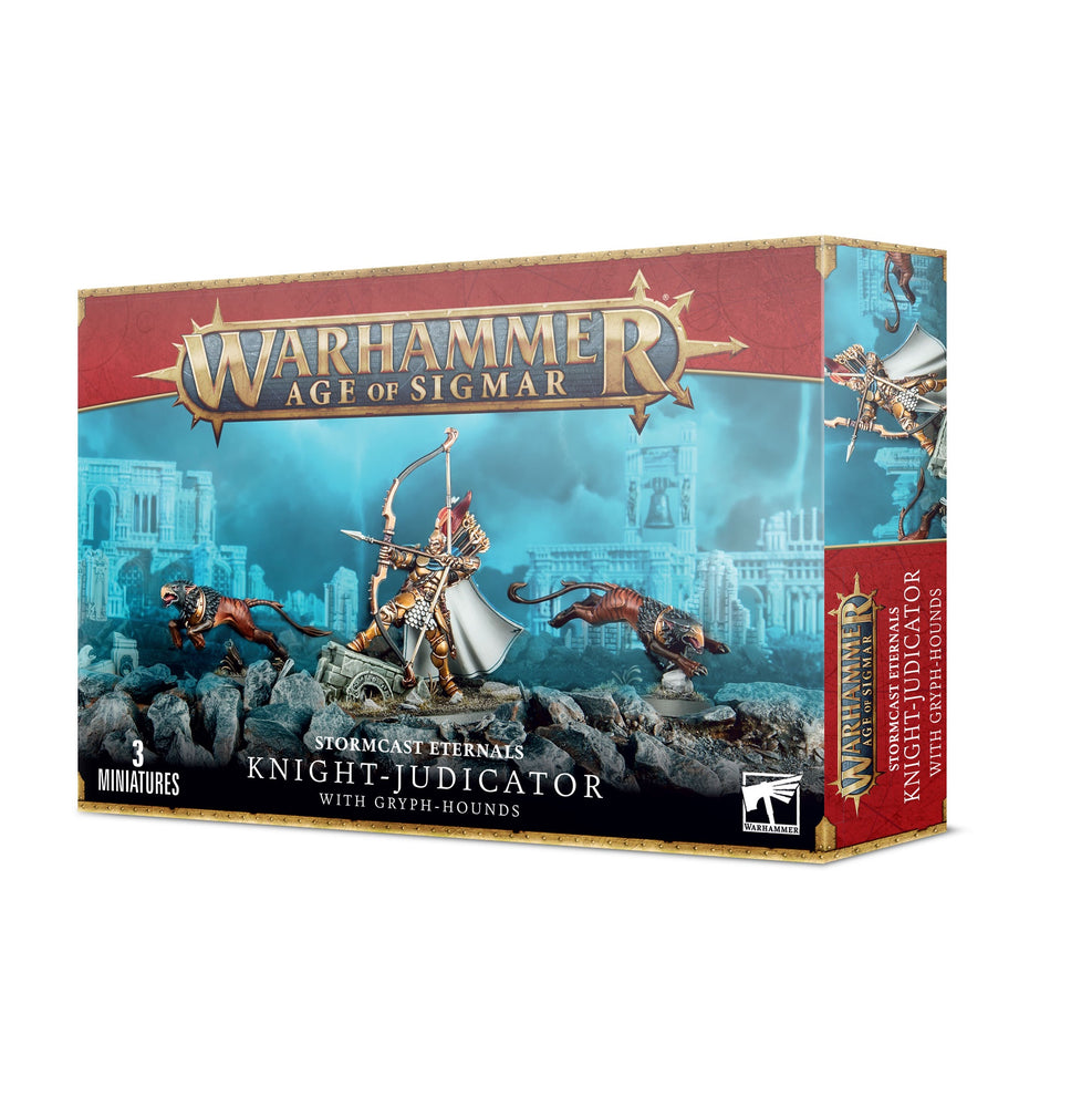 96-49 STORMCAST ETERNALS: KNIGHT-JUDICATOR WITH GRYPH-HOUNDS