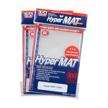 KMC: Sleeves – Hyper MAT: Clear