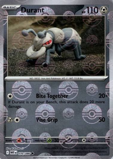 Durant (070/086) (Poke Ball Pattern) [Scarlet & Violet: White Flare]