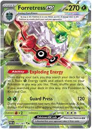 Forretress ex (002/091) [Scarlet & Violet: Paldean Fates]