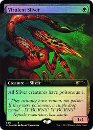 Virulent Sliver (Extended Art) [Secret Lair Drop Promos]