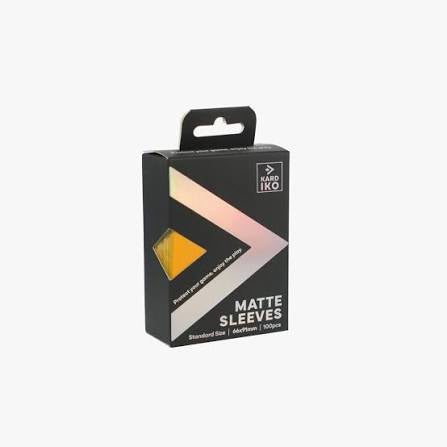 Kardiko Deck Sleeves Standard - Matte Yellow (100)