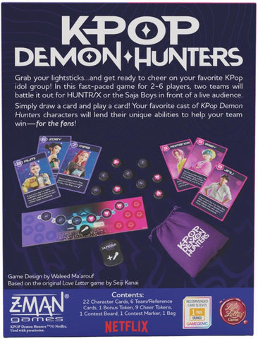 KPOP Demon Hunters Battle for the Spotlight (A Love Letter Game)