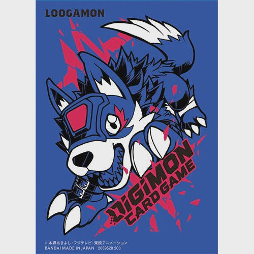 Digimon Card Game: Official Sleeves Display – 2023 Loogamon