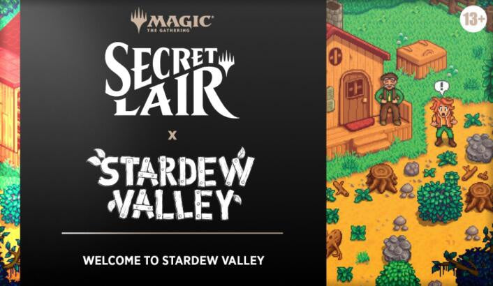 Magic the Gathering Secret Lair x Stardew Valley Welcome to Stardew Valley